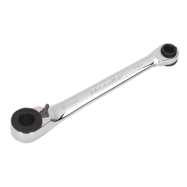 Reversible Ratchet Spanner 1/4"Hex x 10mm Hex