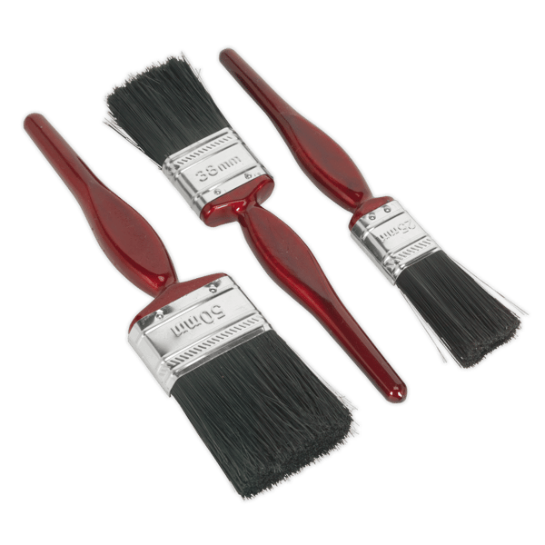 Pure Bristle Paint Brush Set 3pc