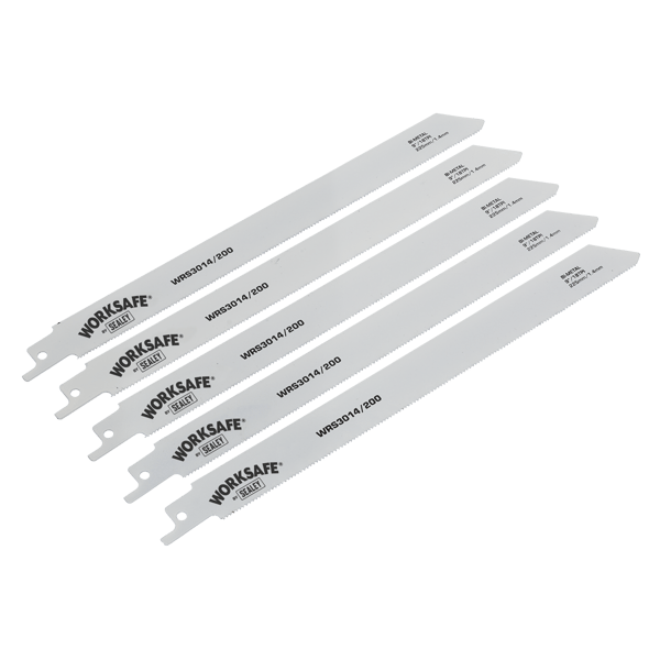 Reciprocating Saw Blade for Metal 225mm 18tpi - Pack of 5