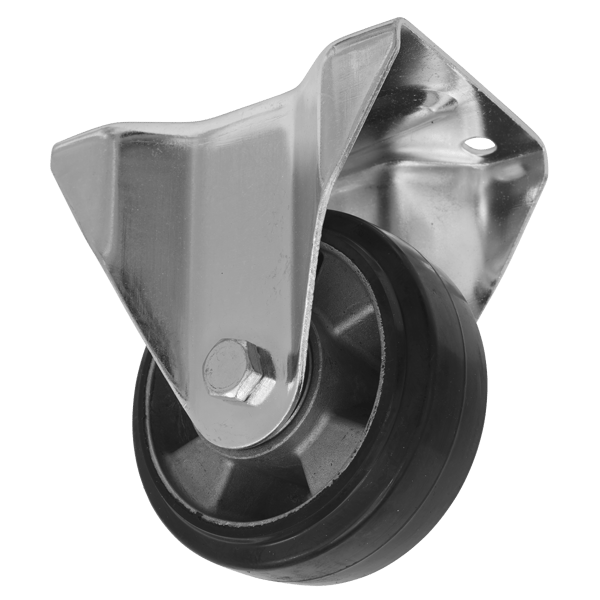 125mm Castor Wheel with Fixed Plate