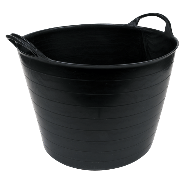 Heavy-Duty Flexi Tub 40L - Black