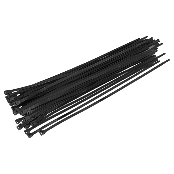 Cable Tie 450 x 7.6mm, Black - Pack of 50