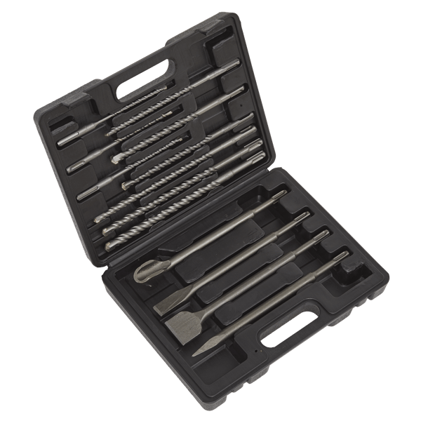 SDS Plus Drill Bit & Chisel Set 13pc