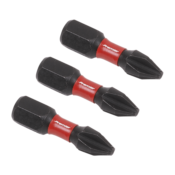 Phillips Impact Power Tool Bits #2 x 25mm 3pc