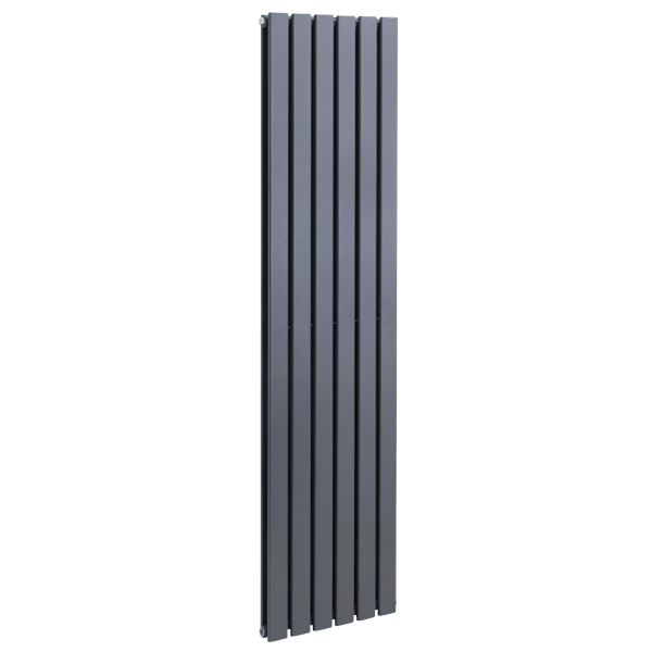 Baridi Vertical Radiator Contemporary Double Flat Panel Design 420 x 1800mm – Anthracite