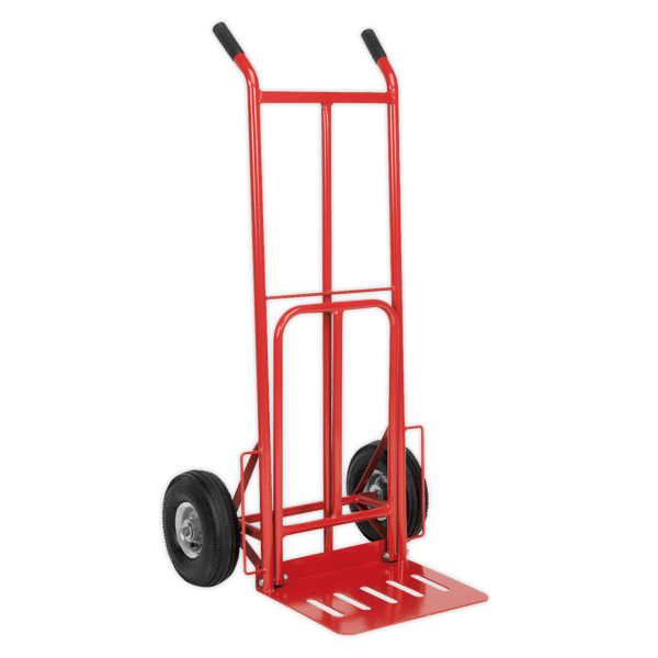 Folding Sack Truck with Pneumatic Tyres 250kg Capacity