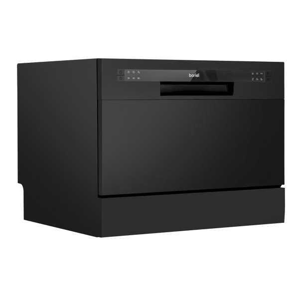 Tabletop Dishwasher 6 Place Settings 6.5L Capacity - Black