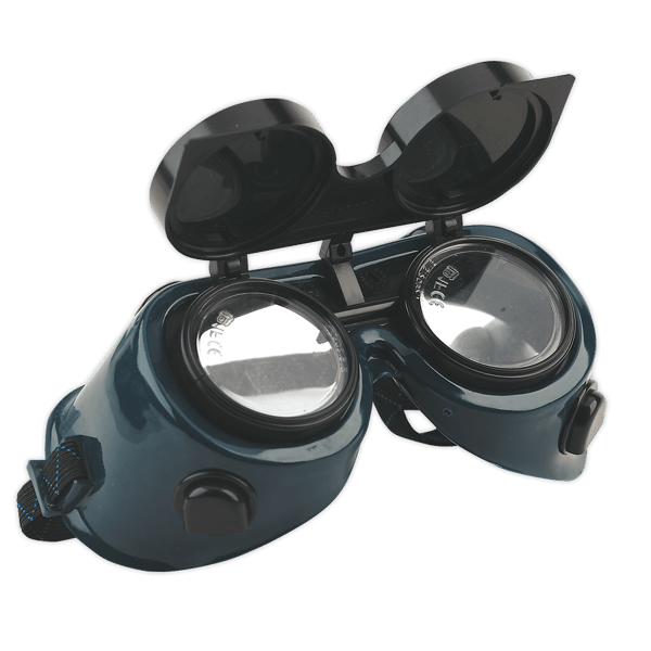 Gas Welding Goggles with Flip-Up Lenses