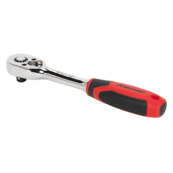 Pear-Head Ratchet Wrench with Flip Reverse 1/4"Sq Drive