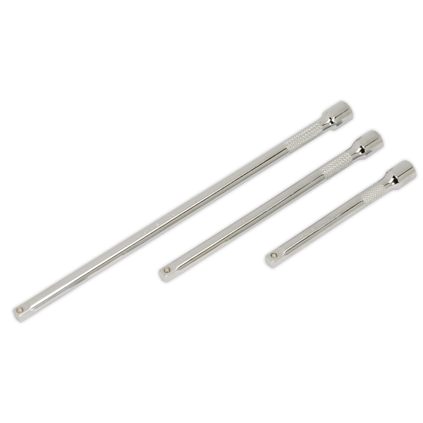 Extension Bar Set 1/4"Sq Drive 3pc