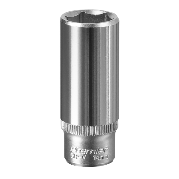 Deep Socket 1/4"Sq Drive 14mm