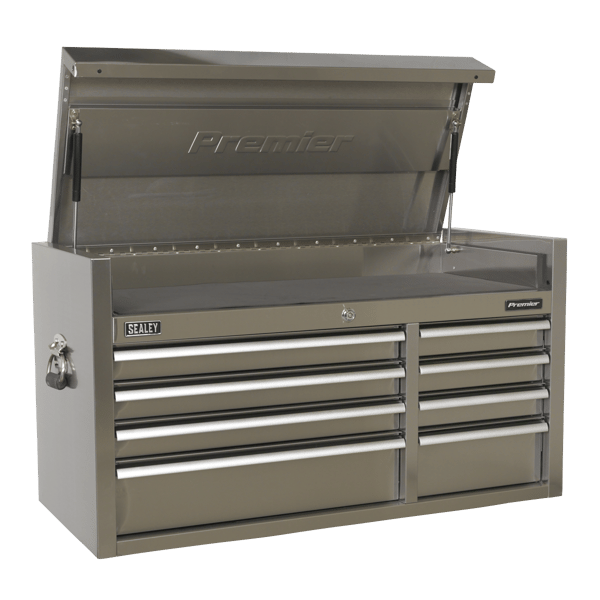 Heavy-Duty Extra-Wide Topchest 8 Drawer 1055mm - Stainless Steel