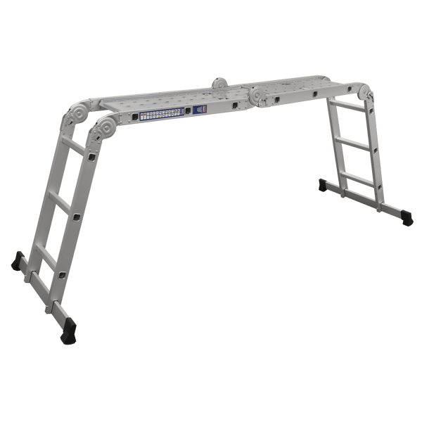 4-Way Aluminium Folding Platform Ladder - EN 131