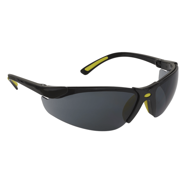 Zante Style Smoke Lens Safety Glasses with Flexi Arms