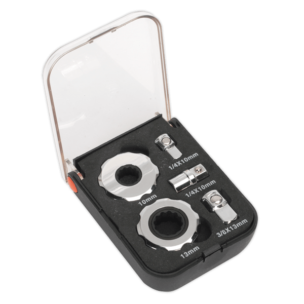 Palm Ratchet Set 1/4" & 3/8"Sq Drive 5pc