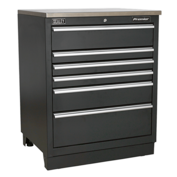 Heavy-Duty Modular Floor Cabinet 6 Drawer 775mm