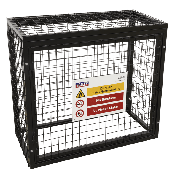 Gas Cylinder Safety Cage - 3 x 19kg