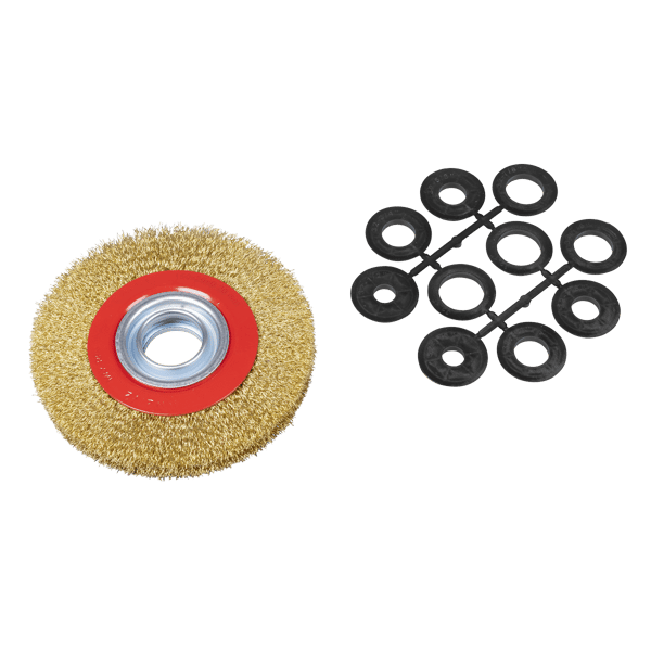 150 x 20mm Crimped Wide Wire Wheel 32mm Bore