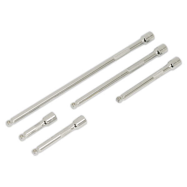 Wobble Extension Bar Set 1/4"Sq Drive 5pc