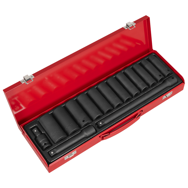 Deep Impact Socket Set 1/2"Sq Drive 15pc
