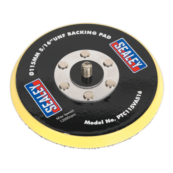 115mm Backing Pad Hook-and-Loop 5/16"UNF