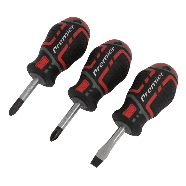 GripMAX(R) Stubby Screwdriver Set 3pc