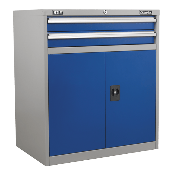 Industrial(TM) Industrial Cabinet with 2 Drawers & 1 Shelf