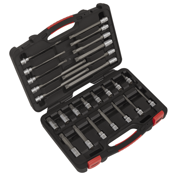 Platinum Spline Socket Bit Set 3/8"Sq Drive 26pc