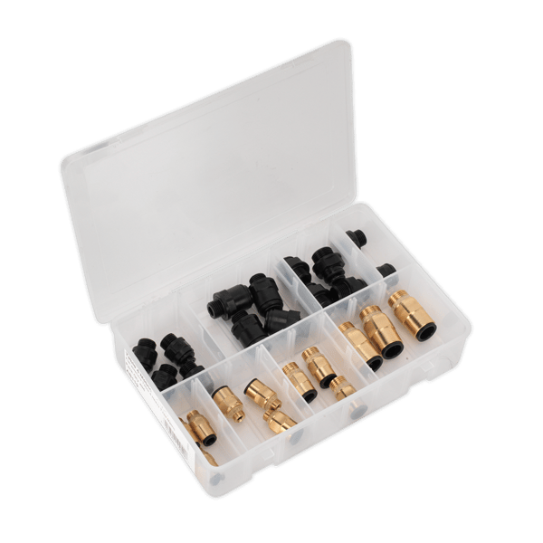 Metric/Imperial John Guest(R) Thread Adaptor Assortment 30pc