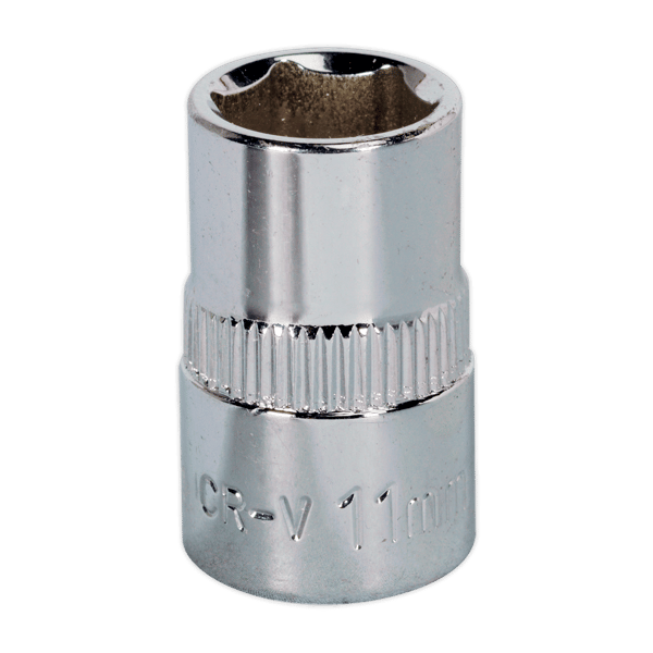 Fully Polished Socket 3/8"Sq Drive 11mm