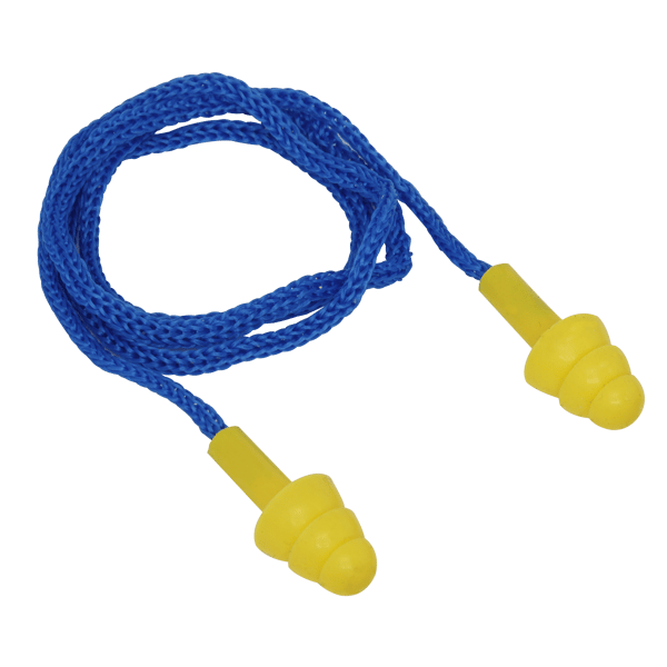 Disposable Corded Ear Plugs - 50 Pairs