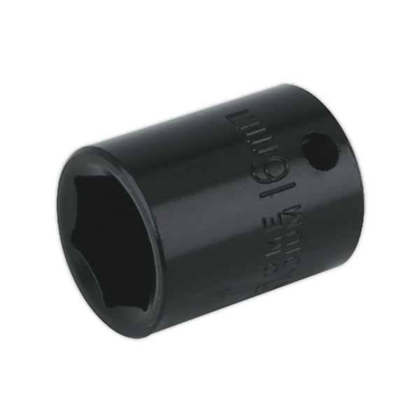 Impact Socket 3/8"Sq Drive 16mm
