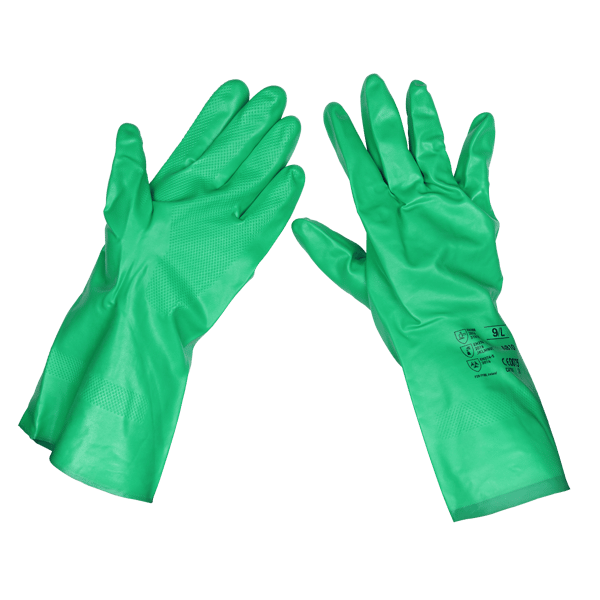 Cuffed Nitrile Gauntlets 330mm - Pair