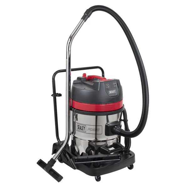 60L Vacuum Cleaner Wet & Dry Stainless Steel Drum 2400W/230V