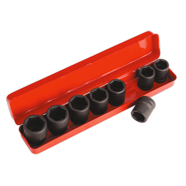 Impact Socket Set 3/4"Sq Drive 8pc