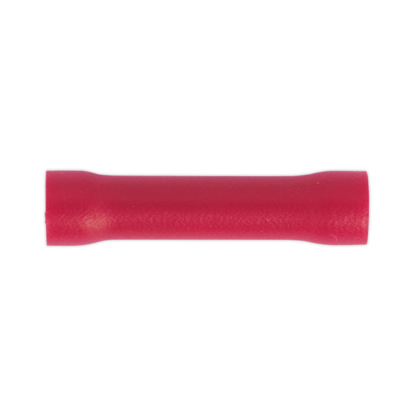 Butt Connector Terminal 3.3mm, Red - Pack of 100