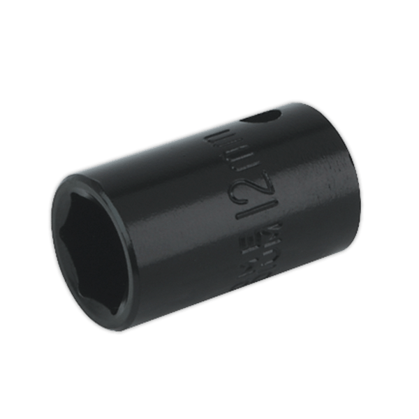 Impact Socket 3/8"Sq Drive 12mm