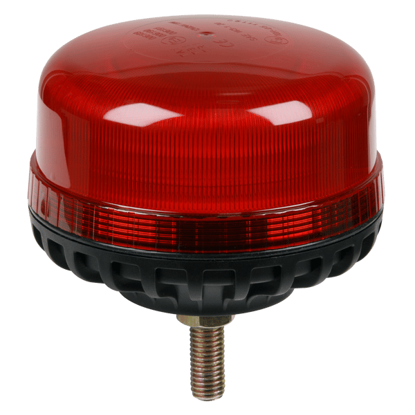 Warning Beacon with 12mm Bolt Fixing 36W SMD LED 12/24V - Red