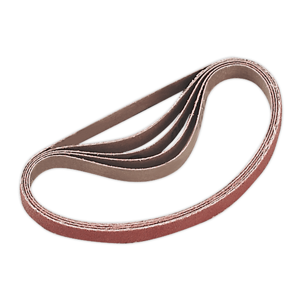 10 x 330mm Sanding Belt 80Grit - Pack of 5