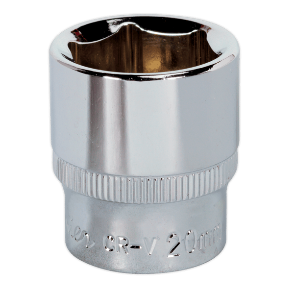 Fully Polished Socket 3/8"Sq Drive 20mm