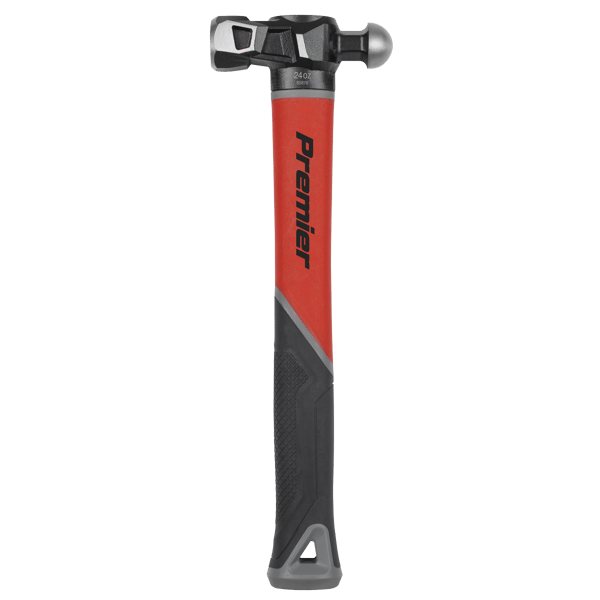 Ball Pein Hammer with Fibreglass Shaft 24oz