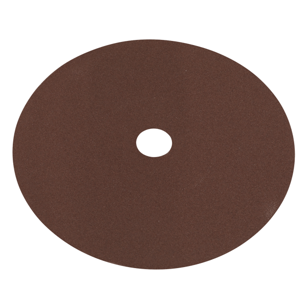 175mm Fibre Backed Sanding Disc 120Grit - Pack of 25