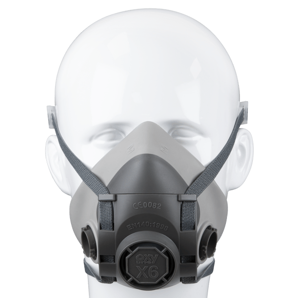 Reusable Half Mask without Filters