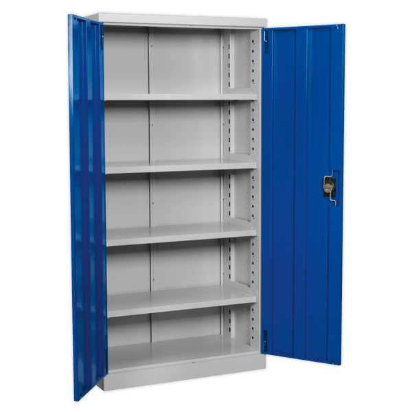 Industrial(TM) Cabinet with 4 Shelves 1800mm