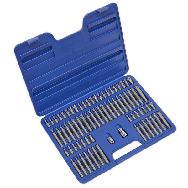 TRX-Star*/Security TRX-Star*/Hex/Ribe/Spline Bit Set 3/8" & 1/2"Sq Drive 74pc