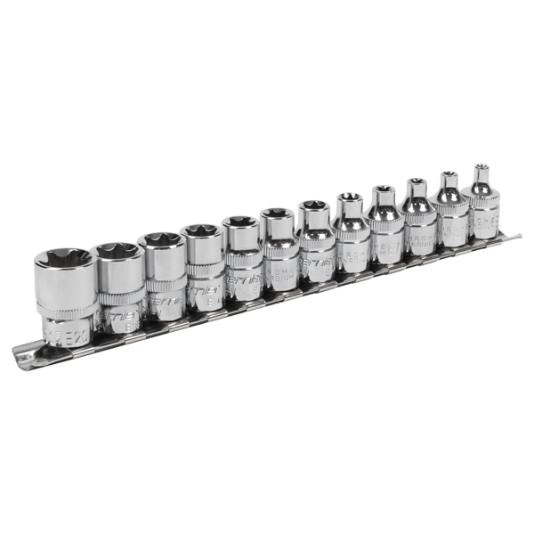 TRX-Star* Socket Set 3/8"Sq Drive E4-E20 12pc
