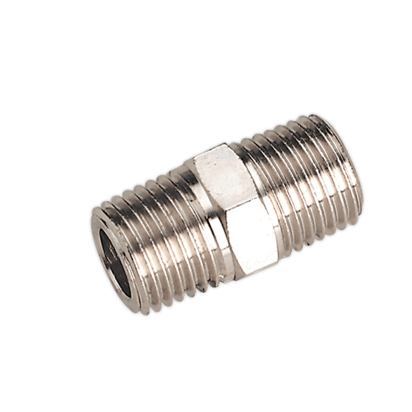 Double Male Union 1/4"BSPT to 1/4"BSPT