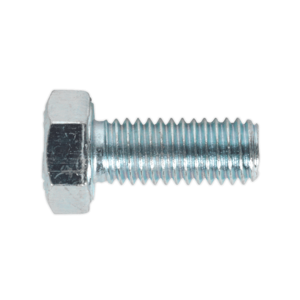 8.8 Zinc Plated HT Setscrew M5 x 12mm, DIN 933 - Pack of 50