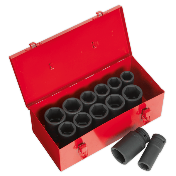 Metric/Imperial Deep Impact Socket Set 3/4"Sq Drive 13pc