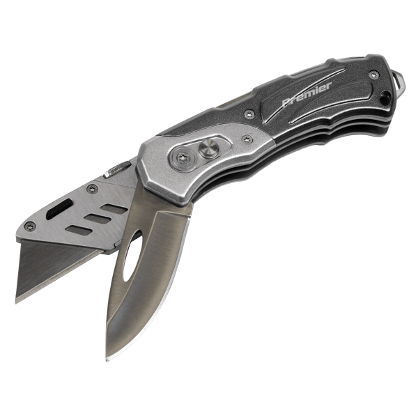 Locking Pocket Knife Twin-Blade